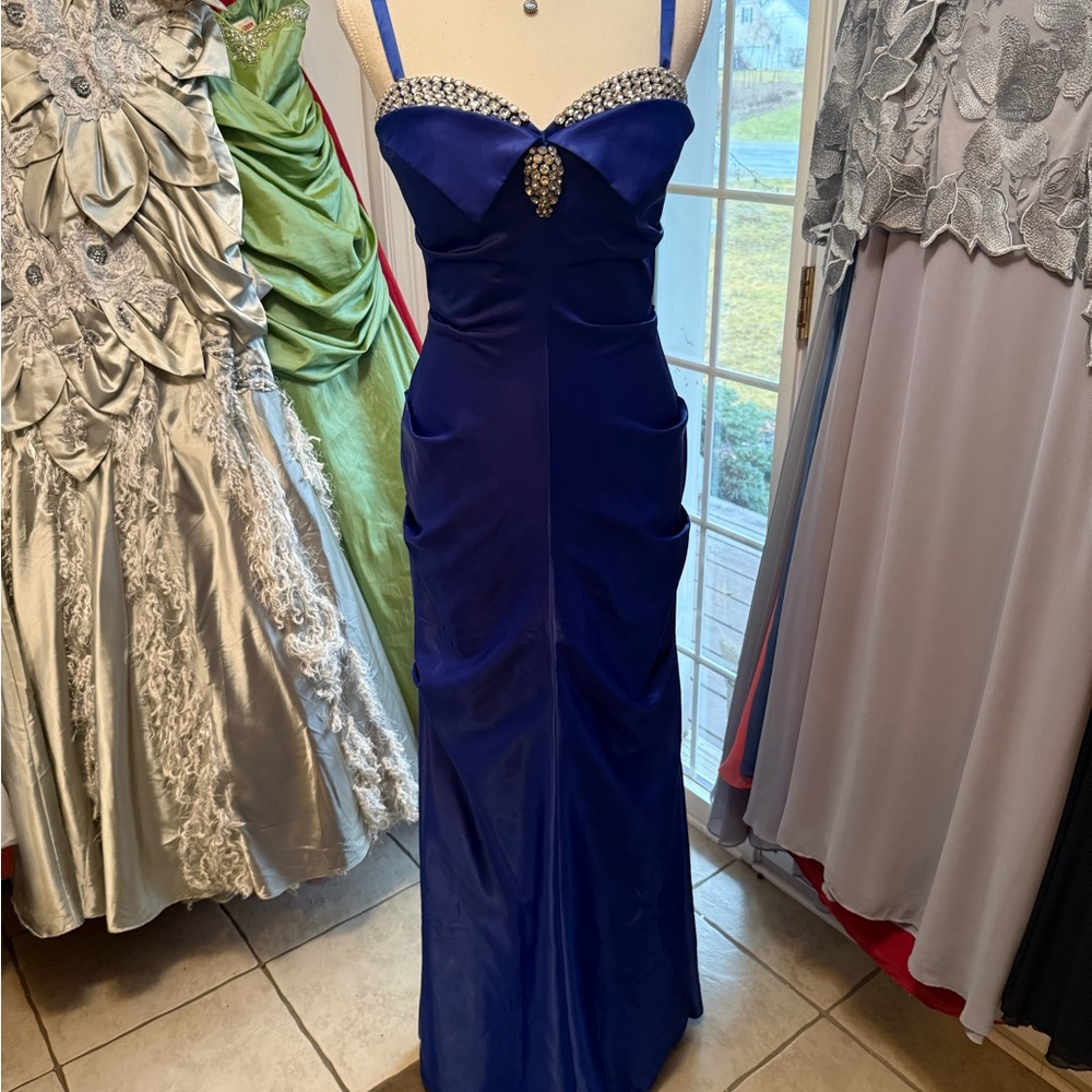 Clarisse Royal Blue Prom Dress /Evening Gown with Embellished Bodice